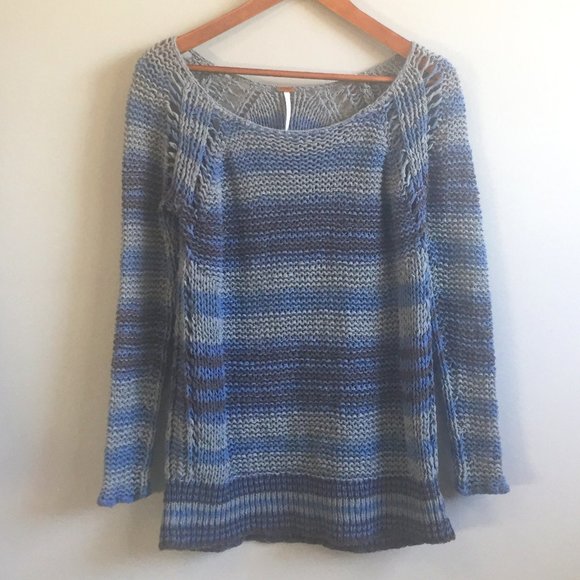 Free People Desert Moon Long Sleeve Pullover Knit Top - Picture 2 of 9